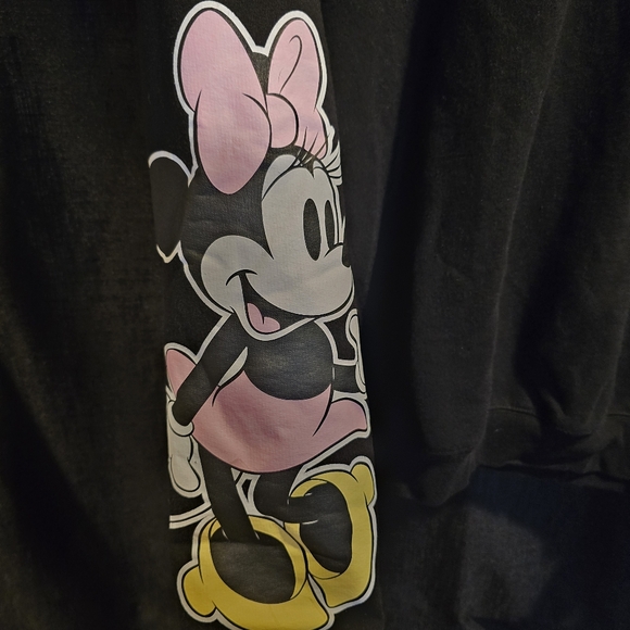 Womans 2x Disney Minnie And Mickey Mouse Black Pullover Sweater - Picture 3 of 6